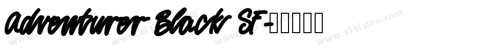 Adventurer Black SF字体转换